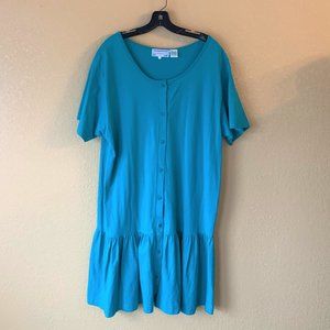 Swimsuit Cover Up Dress Turquoise by Westbound Beach 📢5 for $20